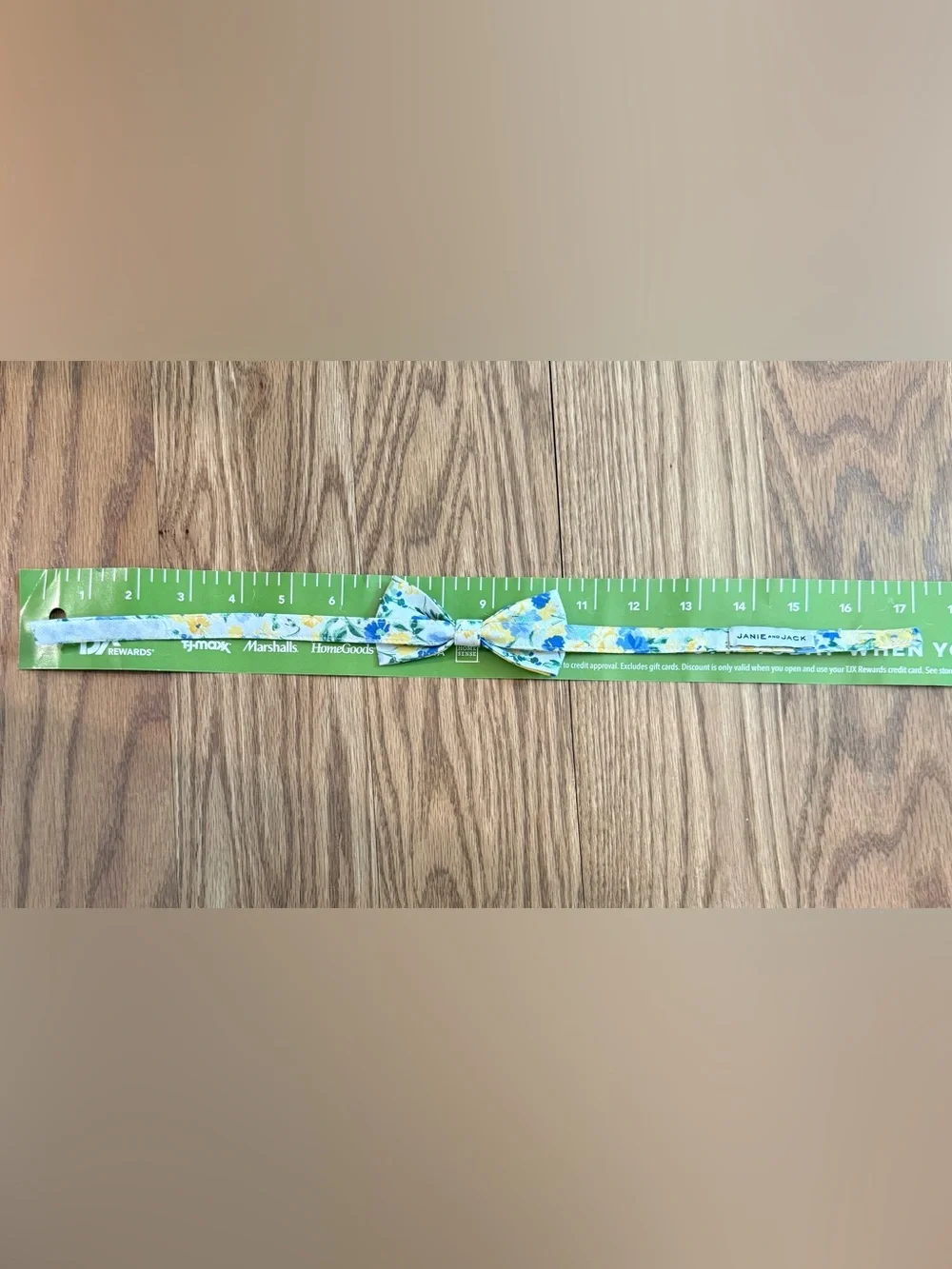 Janie and Jack Yellow, Blue & Green Floral Kids Bow Tie
